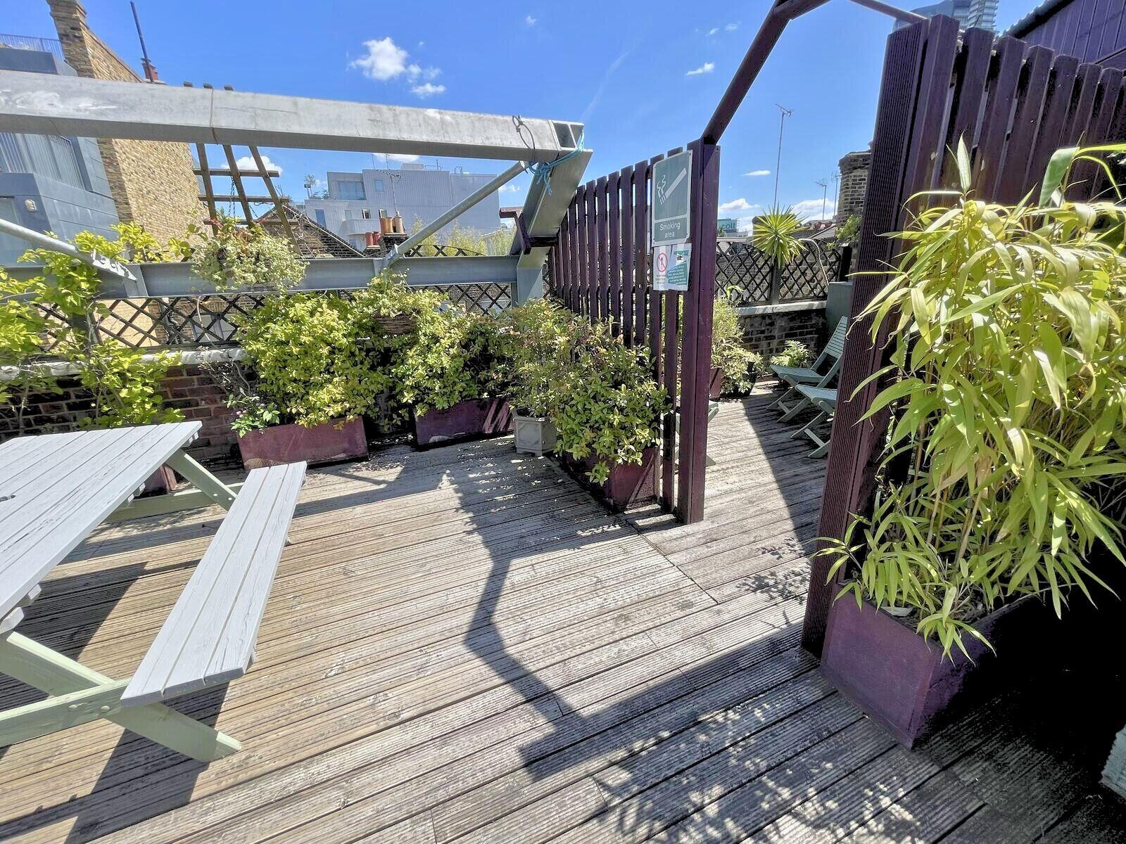 Entrance to the Roof Garden rooftop venue