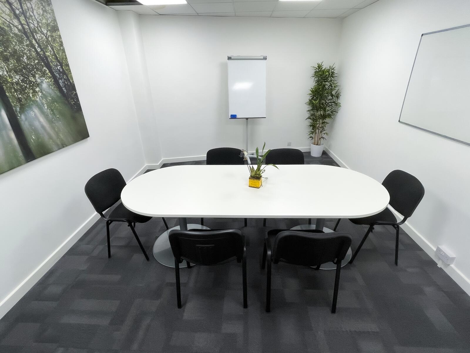 Meeting room with natural light at 2 Bath Place