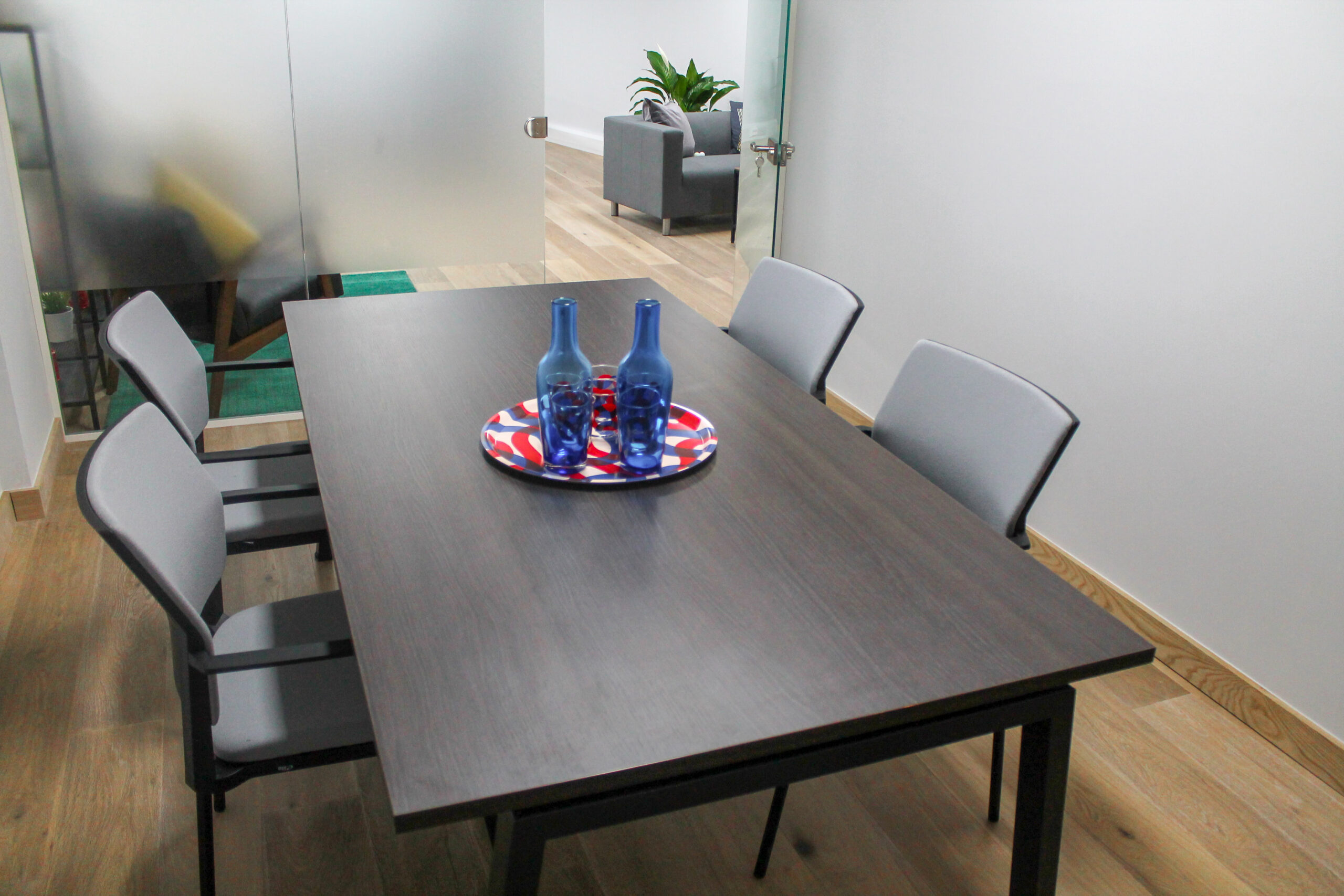 Meeting room table within Office 1.1 at 2 Bath Place